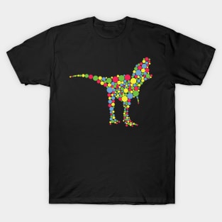 Dotted Winter Tyrannosaurus Rex T-Shirt